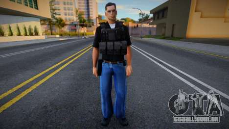 Policial em armadura v1 para GTA San Andreas