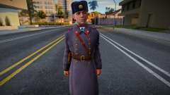Militar em uniforme de inverno para GTA San Andreas
