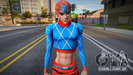 Bruno Bucciarati from JJBA Diamon Records part 5 para GTA San Andreas