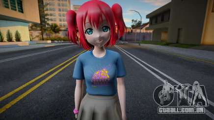 Love Live - Tshirt 114 para GTA San Andreas