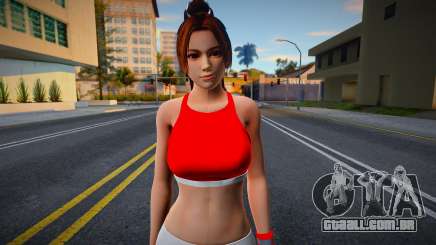 Mai Shiranui Costume Training para GTA San Andreas