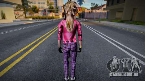 Retro Punk Girl para GTA San Andreas