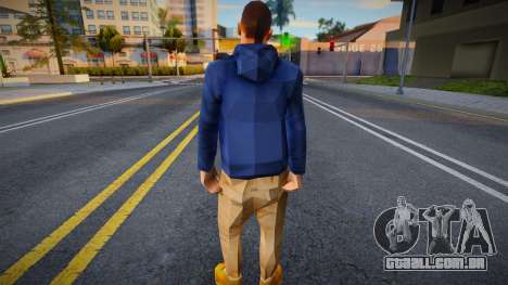 Um homem de jaqueta azul para GTA San Andreas