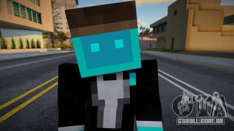 Minecraft Boy Skin 4 para GTA San Andreas