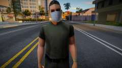 Vmaff1 em uma máscara protetora para GTA San Andreas