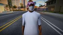 Ballas1 em uma máscara de proteção para GTA San Andreas