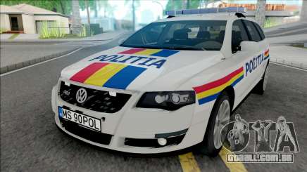 Volkswagen Passat B6 Politia Romana para GTA San Andreas