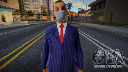 Somybu em uma máscara protetora para GTA San Andreas