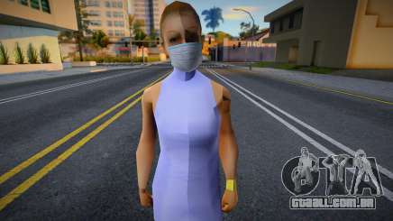 Swfyri em uma máscara protetora para GTA San Andreas