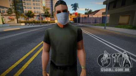 Vmaff1 em uma máscara protetora para GTA San Andreas