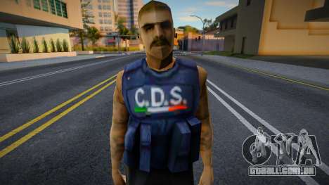 Soldiers de Cartel De Sinaloa without hat para GTA San Andreas