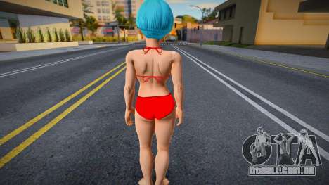 DBXV2 Bulma Bikini para GTA San Andreas