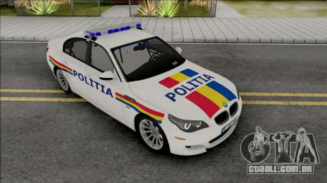 BMW M5 E60 Politia Romana para GTA San Andreas