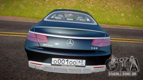 Mercedes-Benz S63 AMG Coupe (RUS Plate) para GTA San Andreas
