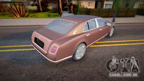 Bentley Mulsanne (CCD) para GTA San Andreas