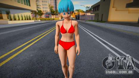 DBXV2 Bulma Bikini para GTA San Andreas