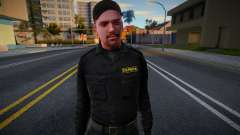 Funcionário da empresa de segurança privada em um uniforme de verão para GTA San Andreas
