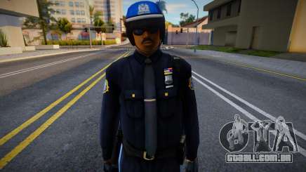 Policial de capacete para GTA San Andreas