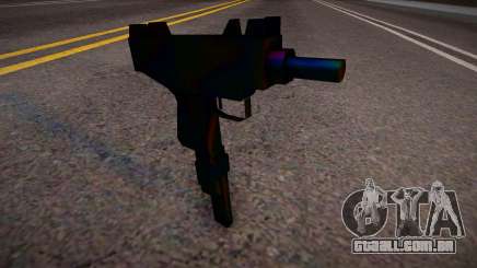 Iridescent Chrome Weapon - Micro Uzi para GTA San Andreas