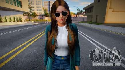 Mai Shiranui Korean Style Long Hair (trial Versi para GTA San Andreas