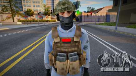 Ukraine soldier in winter 1 para GTA San Andreas