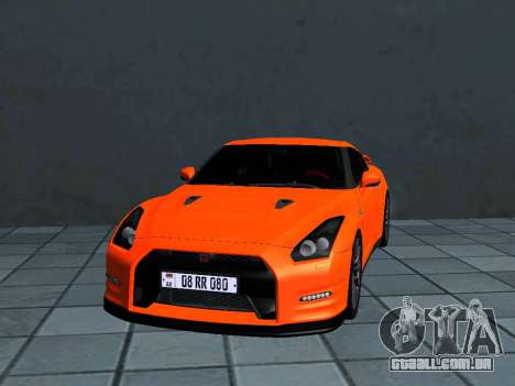 Nissan GT-R R35 AM Plates para GTA San Andreas