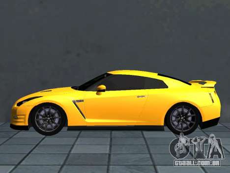 Nissan GT-R R35 AM Plates para GTA San Andreas