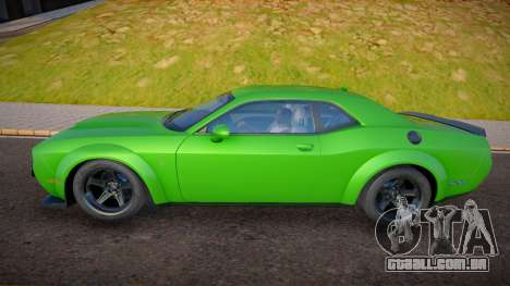 Dodge Challenger SRT Demon (Green) para GTA San Andreas