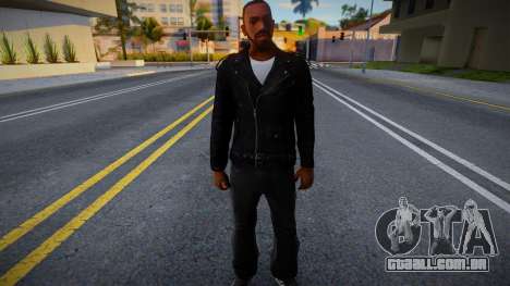 Carl Johnson Biker para GTA San Andreas