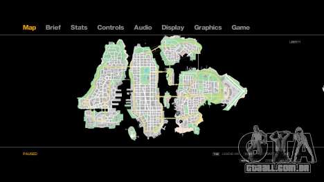 IV Nudle Maps Radar Style para GTA 4