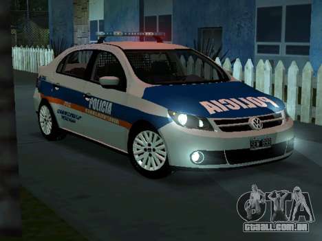 Volkswagen Voyage Polícia de Buenos Aires para GTA San Andreas