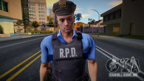 RPD Officers Skin - Resident Evil Remake v26 para GTA San Andreas