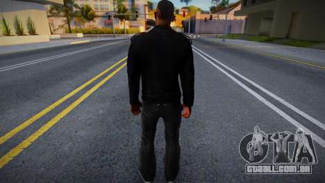 Carl Johnson Biker para GTA San Andreas