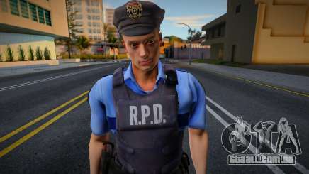 RPD Officers Skin - Resident Evil Remake v30 para GTA San Andreas