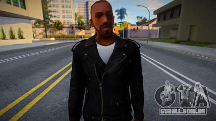 Carl Johnson Biker para GTA San Andreas