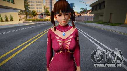 Dead or ALive XV Lei Fang Code Rouge para GTA San Andreas