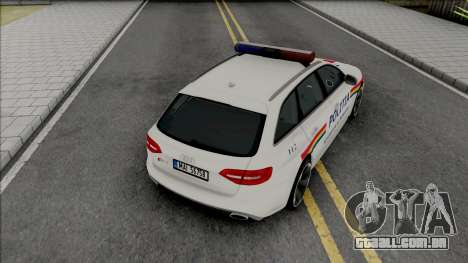 Audi RS4 Politia para GTA San Andreas