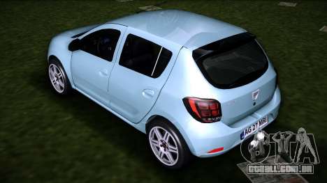 Dacia Sandero 2018 para GTA Vice City