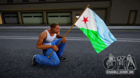Djibouti Flag para GTA San Andreas