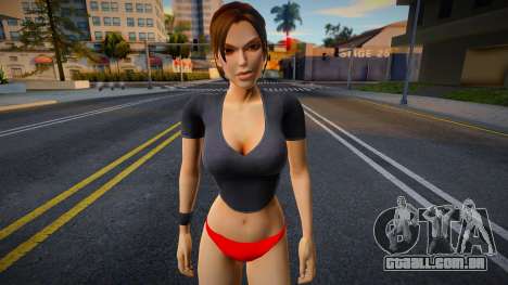 Lara Croft underwear para GTA San Andreas