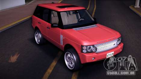Range Rover Supercharged 2008 (TW Plate) para GTA Vice City