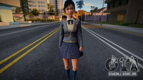 Yua Han School Uniform para GTA San Andreas