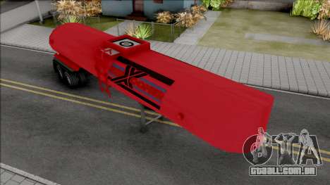 Red Petrol Tanker Trailer para GTA San Andreas