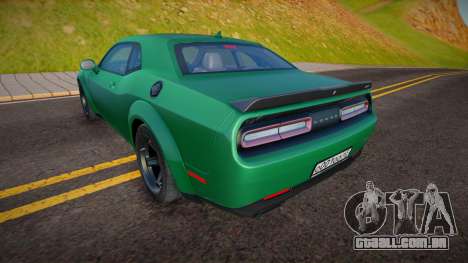 Dodge Challenger SRT Demon (Define Gaming) para GTA San Andreas