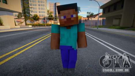 Minecraft Steve Skin V2 para GTA San Andreas