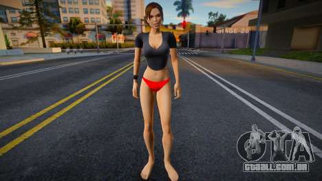 Lara Croft underwear para GTA San Andreas