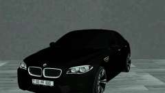 BMW M5 F10 V2 AM Plates para GTA San Andreas