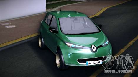 Renault Zoe 2013 para GTA Vice City