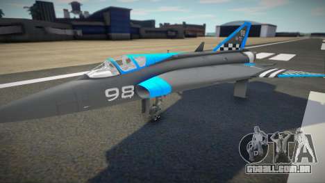 J35D Draken (Blue Apollo Fighter) para GTA San Andreas