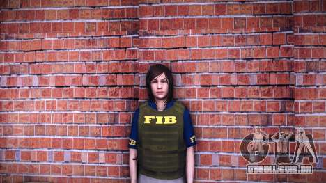 FIB Woman HD para GTA Vice City